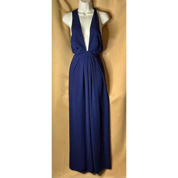 Jill Jill Stuart Violet Cross Back Gown 10 - Picture 4 of 11